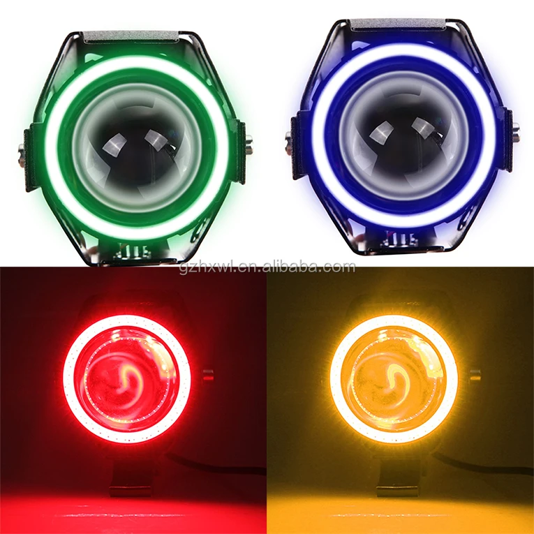 10W Led Work Light U7 For Motorcycle Indicators Tractor Boat Driving Offroad Truck bulb SUV ATV Spot Flood 12v auto Devil Eyes