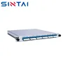 1U Rack Mounted FTTH 1*16 1x32 Passive PLC two way Fiber Optic Splitter with SC/PC Connector