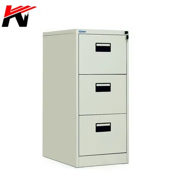 Office Design 3 Layer Drawer Vertical Steel File Cabinet With