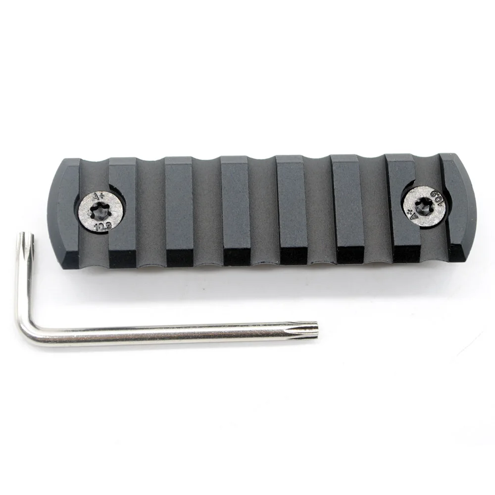 Black Color Aluminum 7 slots M-lok picatinny Rail Section fits AR15 AR-15M-LOK handguard