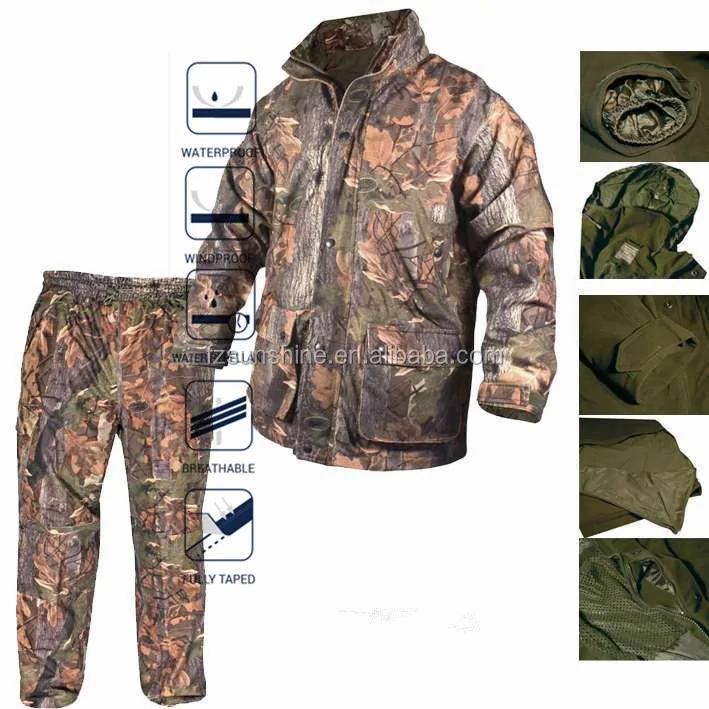 Green Waterproof Extreme Winter Hunting Clothes For Men Buy Winter