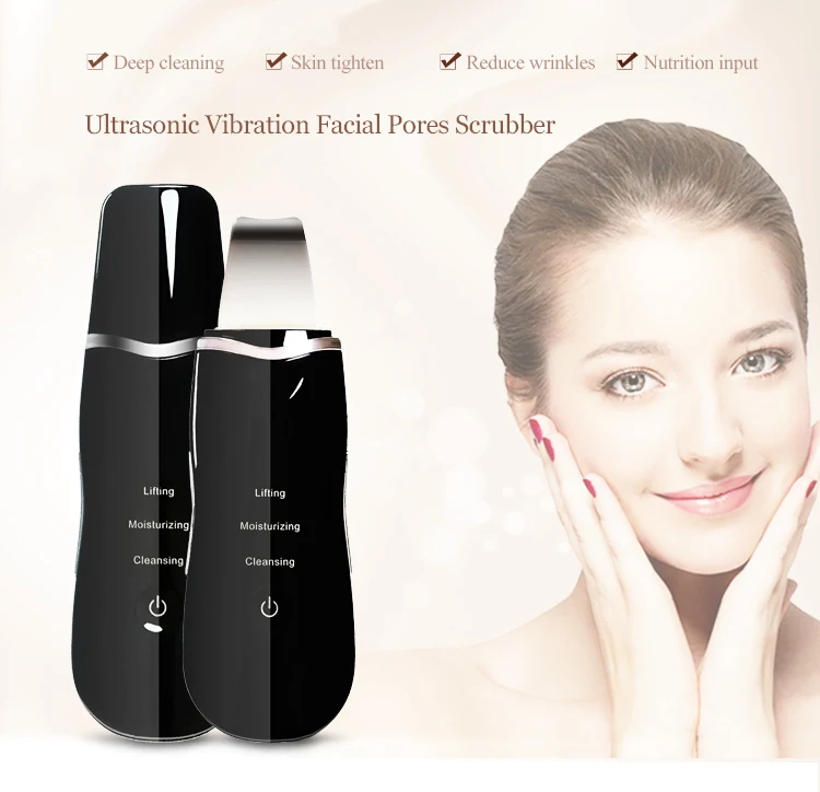 Portable Face Cleaner Pore Cleaning Facial Ultrasonic Skin