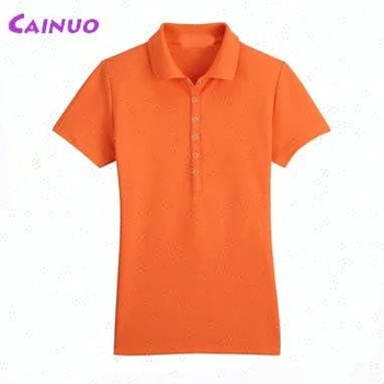 camisa polo naranja