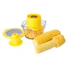 2018 Newest Thresher Tool Kitchen Corn Cob Cutter Stripper Remover One Step Corn