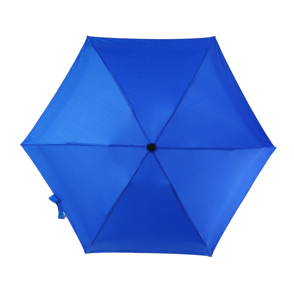 Chinese umbrella factory steel material black mini folding compact umbrella for sale