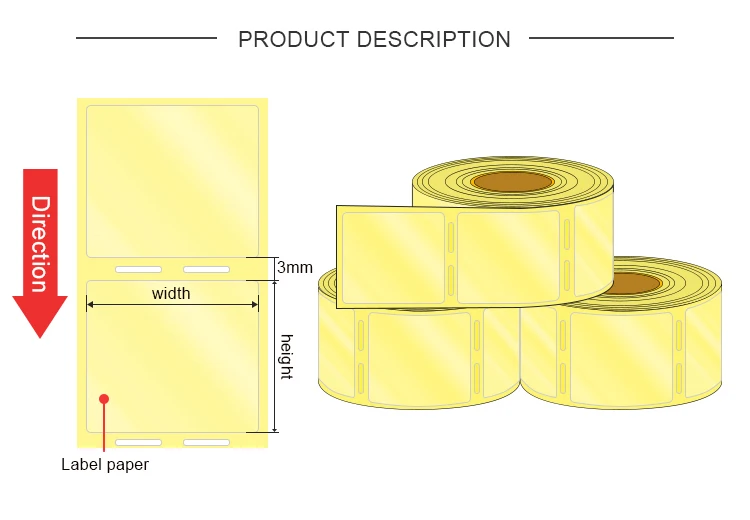 Transparent PET Clear Label Stickers Roll for Zebra Barcode Printer (with  Resin Thermal Transfer Ribbon) 1 40mm Core - AliExpress