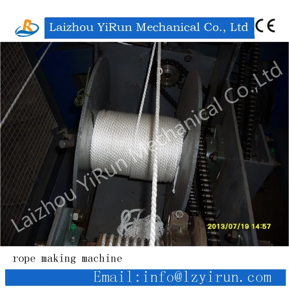 High Speed Pe Natural Fiber Rope Making Machines From China Golden