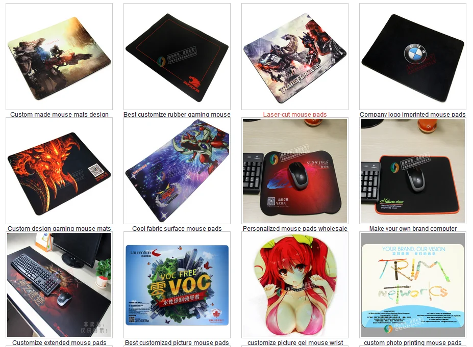 Multifunction Mouse Mat Sublimation Blank Antimicrobial Mouse Pads