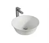 Ceramic bathroom sinks wash basin blue sanitary ware