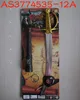 Kids pirate gold plating swords and small antique telescope set toy for sale AS3774535-12A