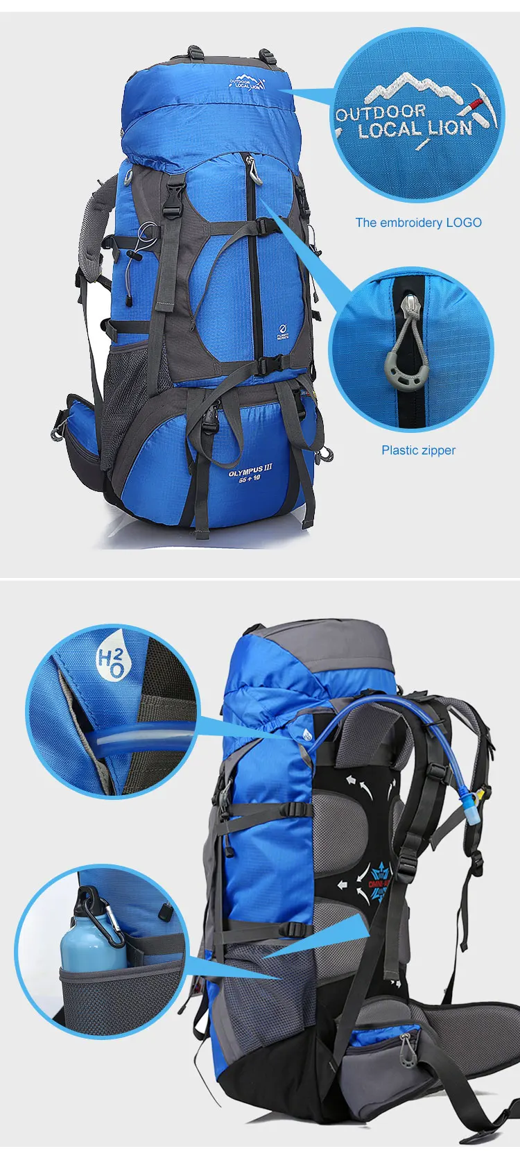 mountain design backpacks