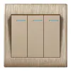 3 gang 1 way wall switch electrical wall switch home