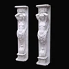 Door Way Decoration Building Gate Pillar Column Greek Design White Marble Nude Lady Column