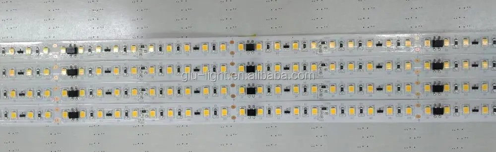  China factory high CRI  Ra95 24V constant current 2835 bi color led strip 240leds/m 