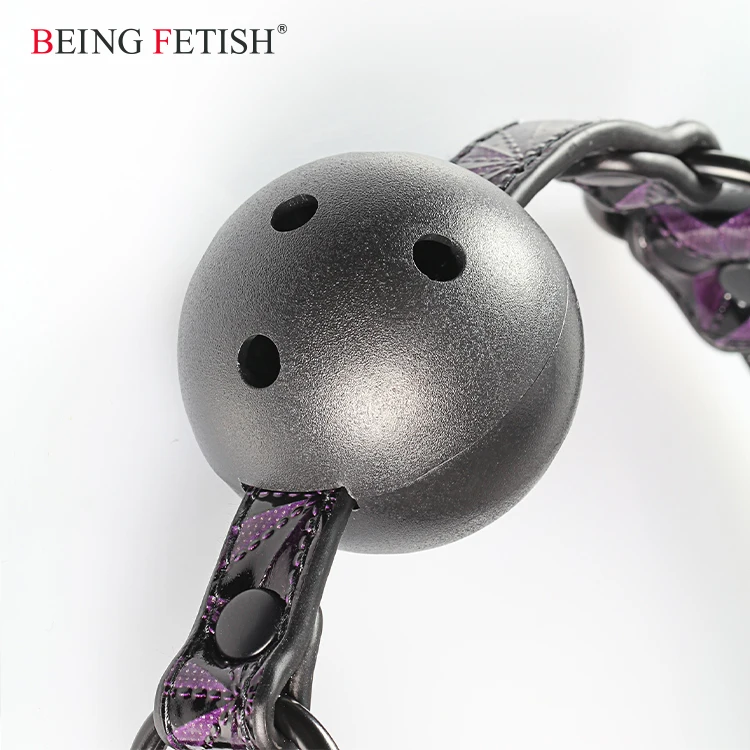 Being Fetish Pu Leather Male Restraint Ball Gag For Bdsm Buy Ball Gag 