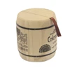 china factory FSC&BSCI handmade paulownia wooden 250g coffee beans bucket