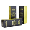 Custom creative skin care products packaging boxes UV coating golden cardboard printed cosmetic box