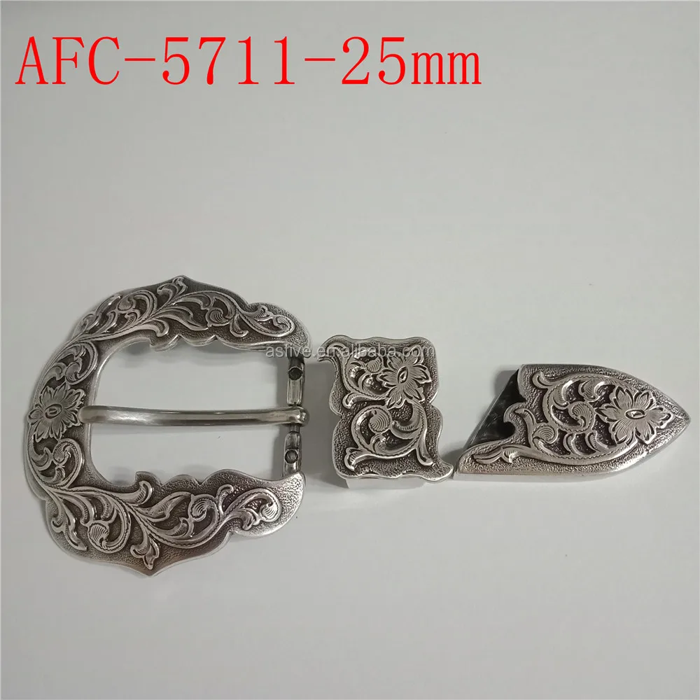 3pcs Western Belt Buckle Set With Screw Back Buy Belt Buckle Set