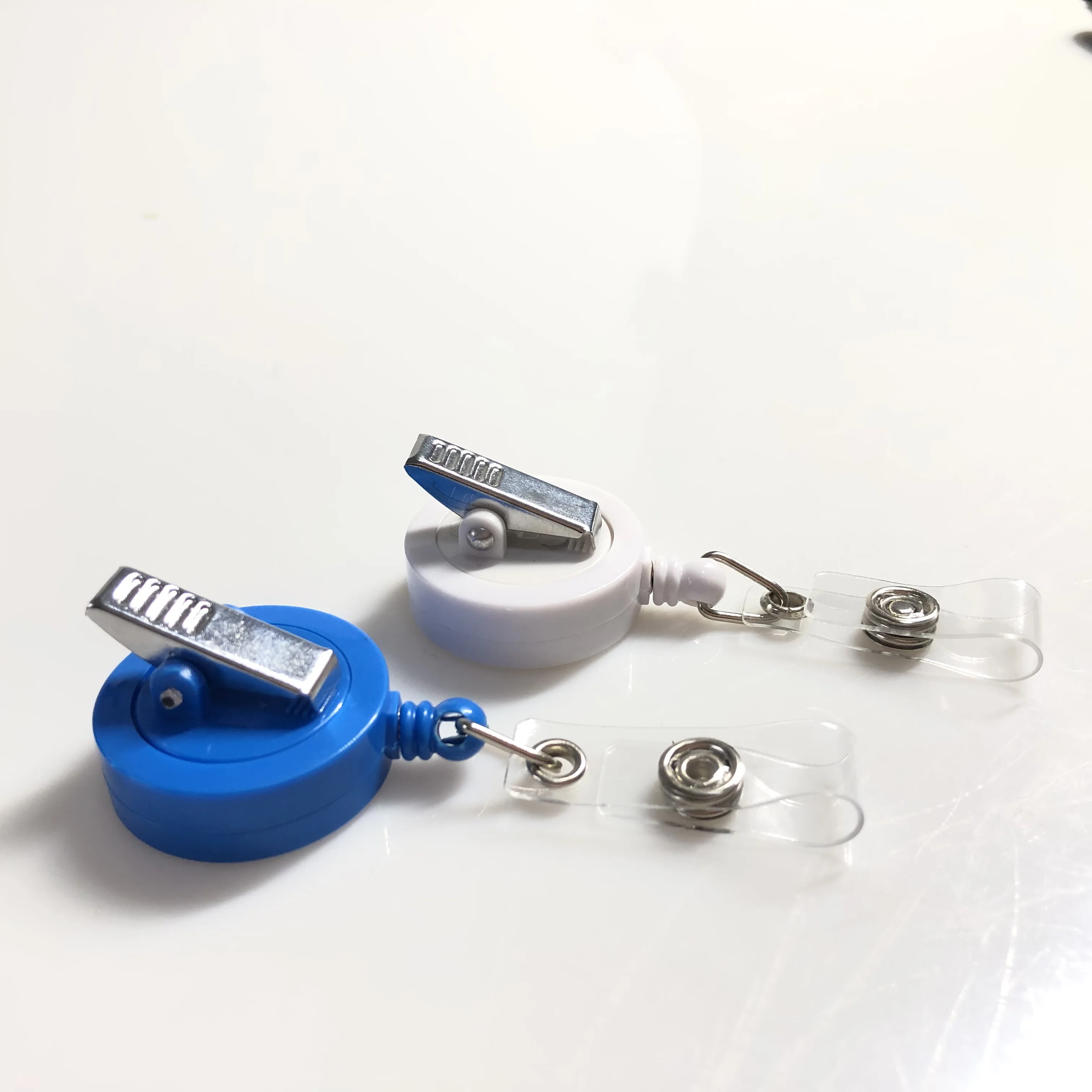 Qori Wholesale Round Shape Yoyo Key Holder Badge Reel Plastic Clip Name