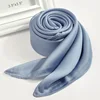 Square solid color 100% polyester muslim scarves for ladies modern free shipping hijab dubai scarf market