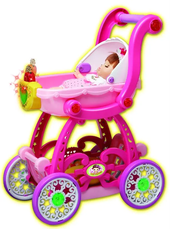 toy baby with stroller