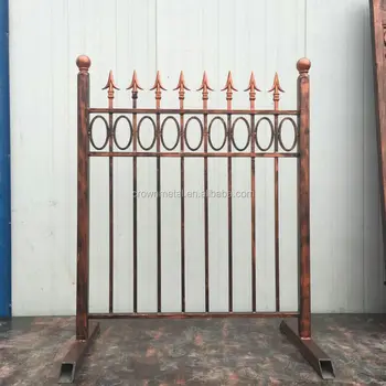 Fence Designs Wrought Iron Garden Decorative Concrete Fence For