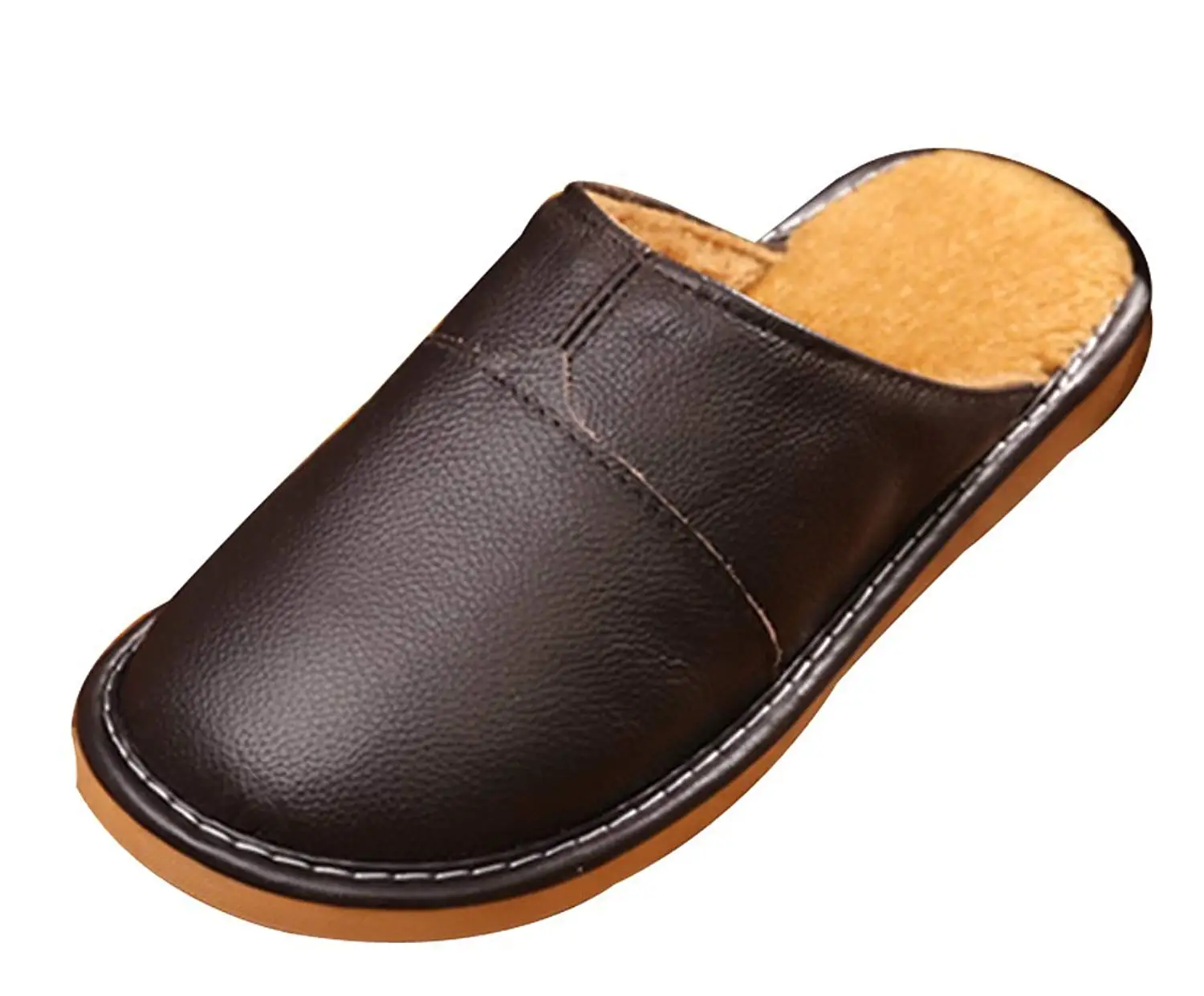 Four Seasons Mens Textile Slip On Slippers Twin Gusset Sizes 7-12 UK