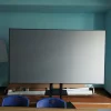 100" fixed frame black diamond 3D 4K ALR projector screen for home theatre