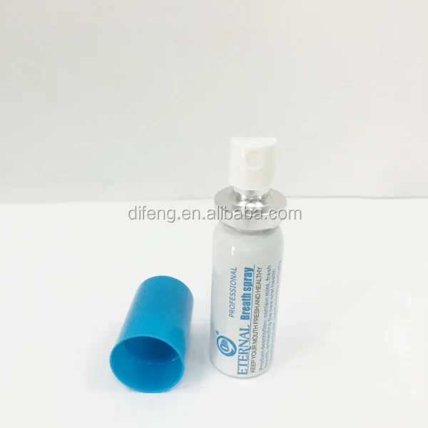 dental care15ml mint mouth fresh spray in aluminum bottle