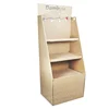 Eye Catching Custom Brown Kraft Paper Display Stand With Ink Printing