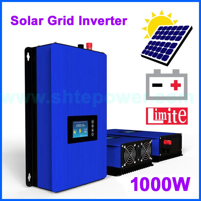 1000w Solar Panels Battery On Grid Tie Inverter Limiter For Home Pv