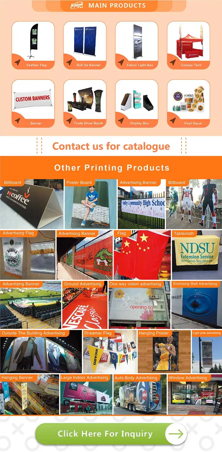 Brand Display Outdoor Wide Custom Cheap Officeworks Double Sided