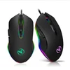 4800dpi High quality new design factory hot sell 6 keys rgb gaming wired mouse dazzle light gaming mouse