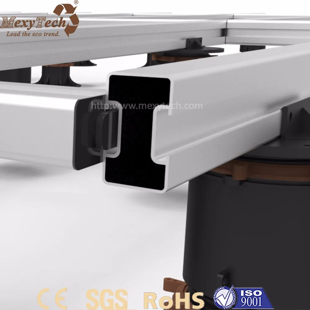 Strong Waterproof Adjustable Plastic Floor Pedestal Level For Decking