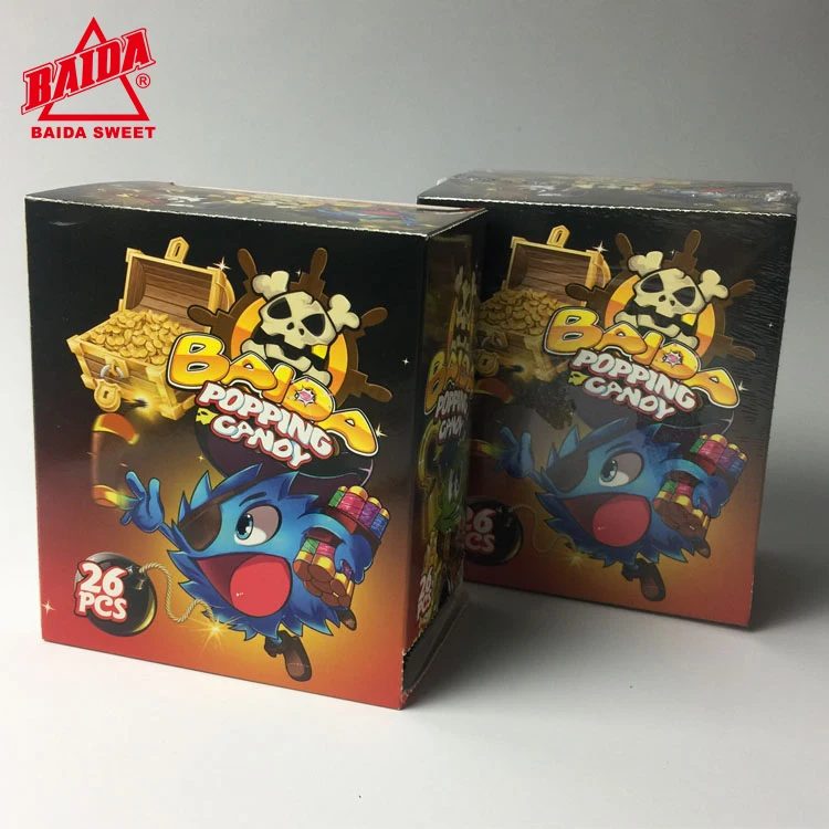 fruit flavor popping candy