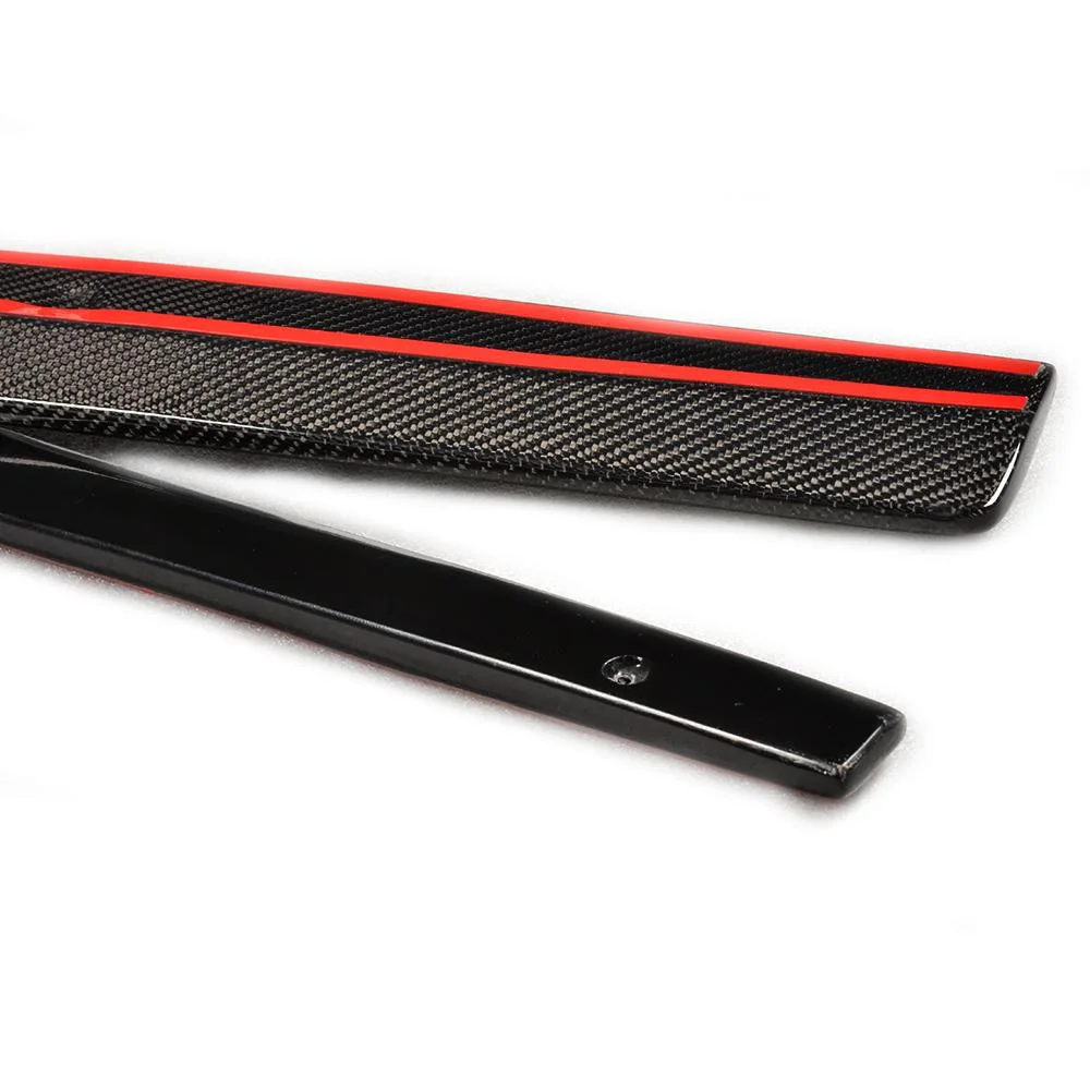 R Style Mk7 Carbon Fiber Side Bumper Skirts For Vw Golf Vii Gti 2014