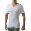 Underarm Sweat Pad, Slim Fit, Vneck Sweat Proof Undershirt