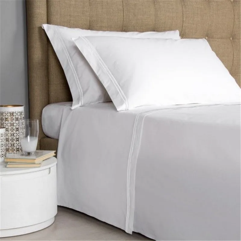 White Bedding Set Hotel 200tc Polycotton Bed Linen Poly Cotton Duvet Cover Modern Sets Product On