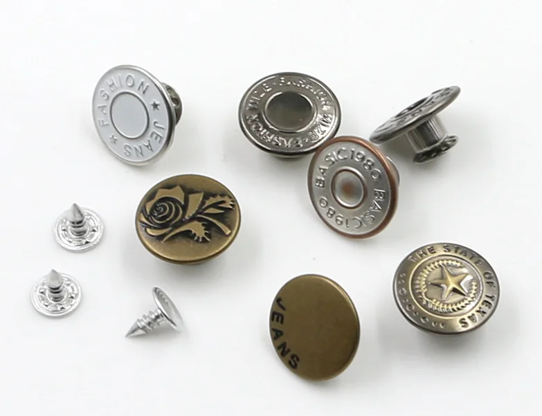 17mm Alloy Jeans Button And Brass Jeans Button - Buy Jeans Tack Button ...