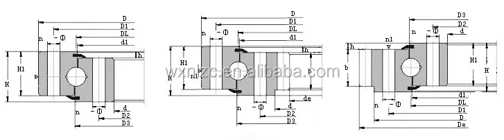 Crane slewing bearing&excavator slewing bearing slewing ring bearing ...