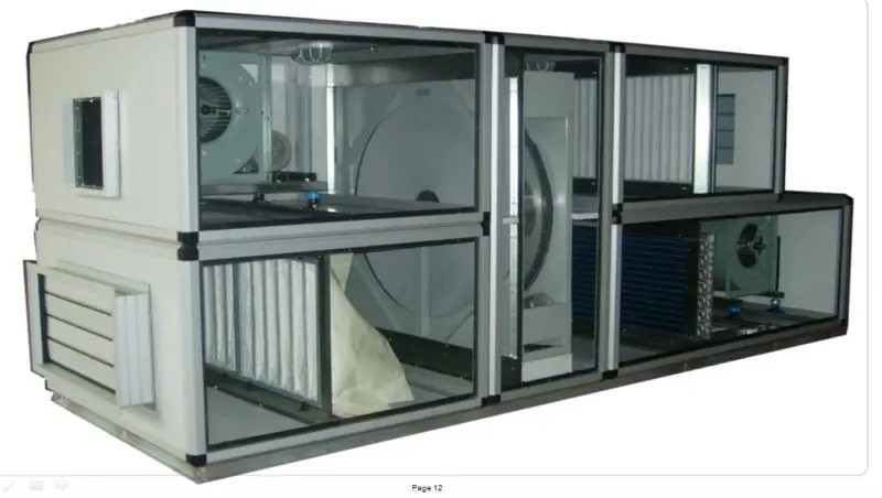 Air Handing Unit(ahu) With Heat Recovery Wheel - Buy Air ...