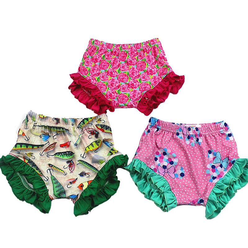 Baby Ruffle Bloomer Wholesale Kids Girls Pants Boutique Children