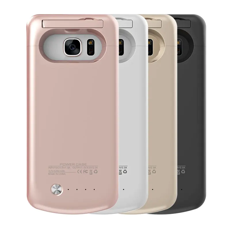 4200mah External Backup Battery Charging Phone Case For Samsung Galaxy S7 Edge Buy Battery