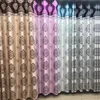 The 2019 new model imitated high-precision European pattern dyeing jacquard curtain fabric sells well