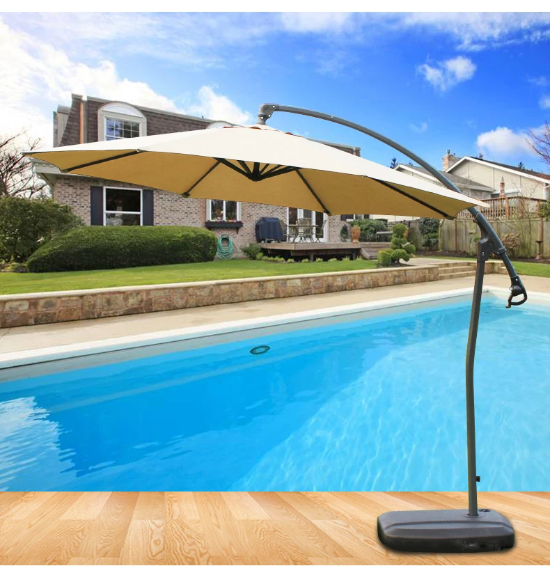 2019 New Home Garden Outdoor Umbrella 1.8m Patio Outdoor Umbrella With Curtain Outdoor Heavy