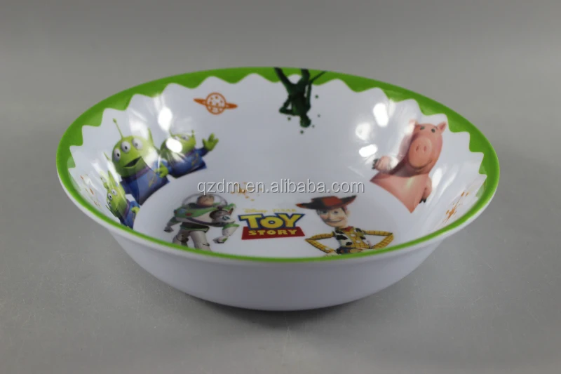 Custom made LOGO plastic kids bowl foodgarde