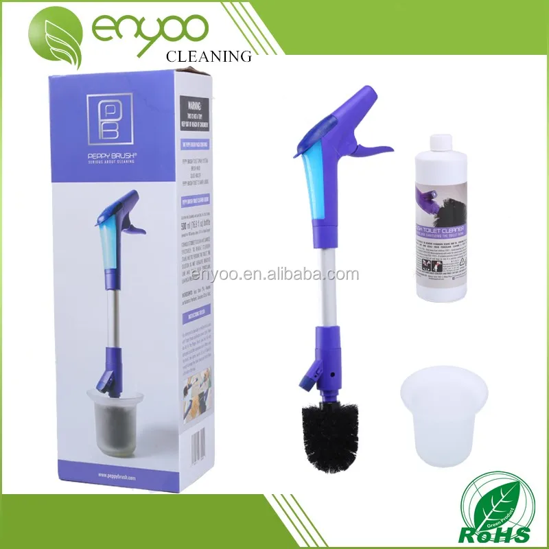 Spray Fresh Modern Toilet Brush System With Grass Holder And Fresh