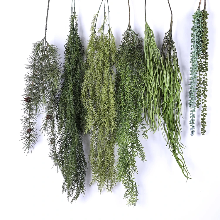 Wholesale Plastic Air Grass Wall Hanging Tropical Hanging Artificial