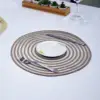 Widely used pvc material handmade dining table mat