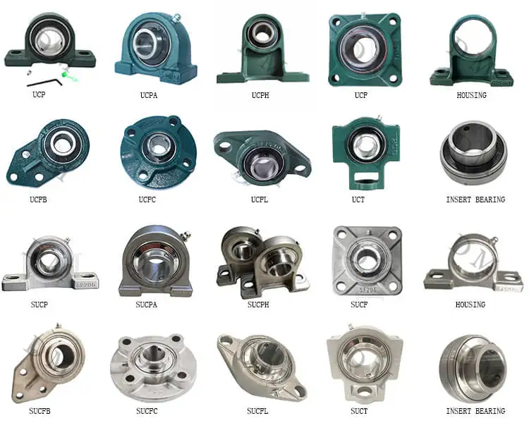 Cast Iron Housing Uct Series Bearings Flange Mount T204 Pillow Block